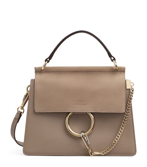 Chloé Faye Small Leather Satchel 